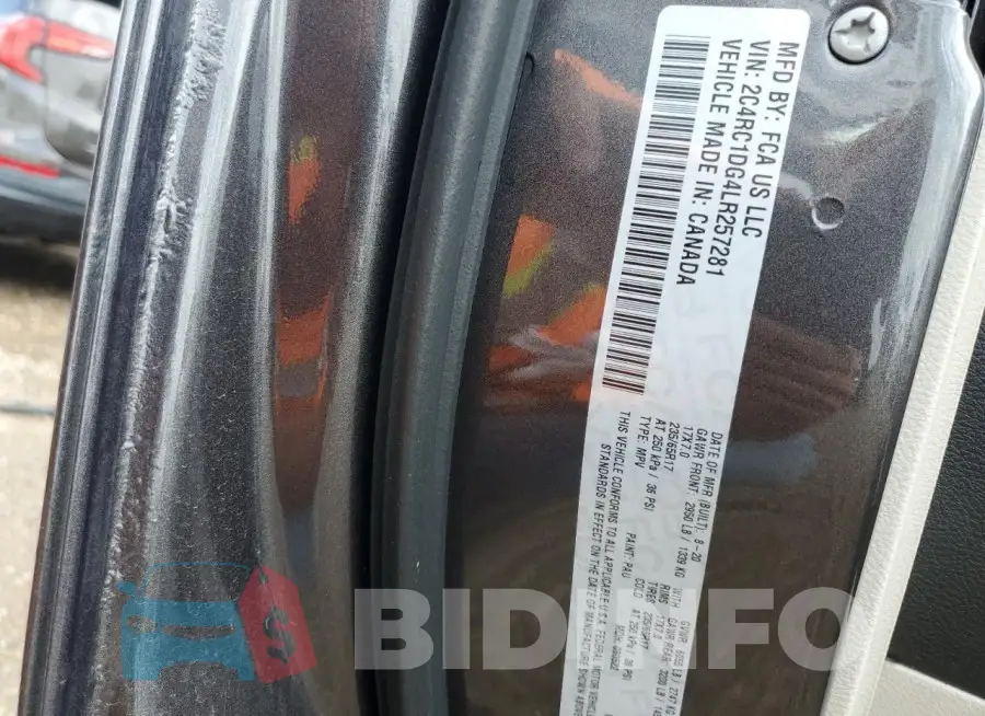2C4RC1DG4LR257281 Photo# 13