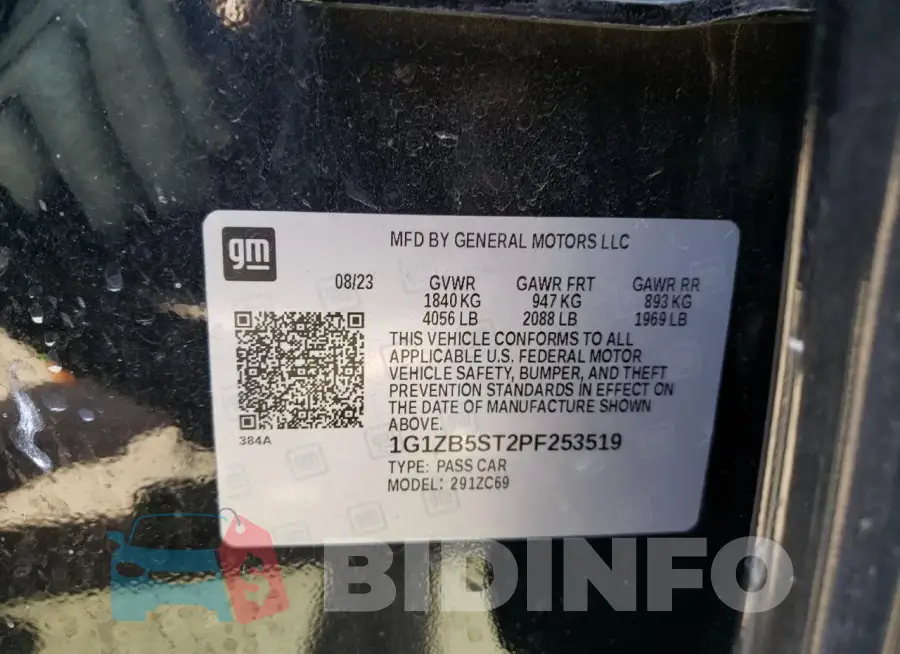 1G1ZB5ST2PF253519 Photo# 12