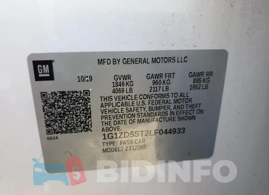 1G1ZD5ST2LF044933 Photo# 12