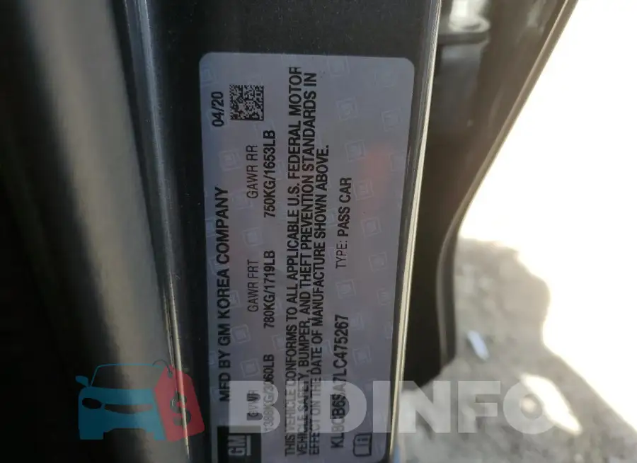 KL8CB6SA7LC475267 Photo# 12