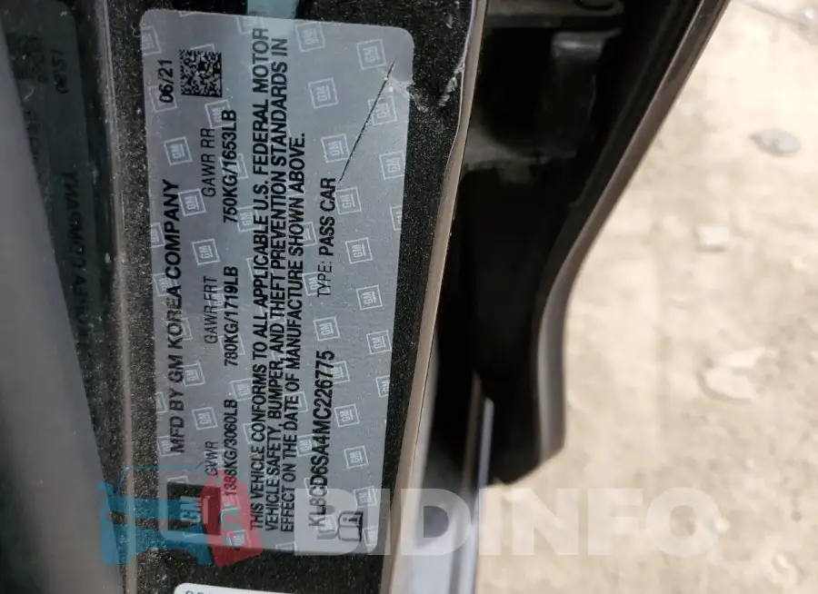 KL8CD6SA4MC226775 Photo# 12