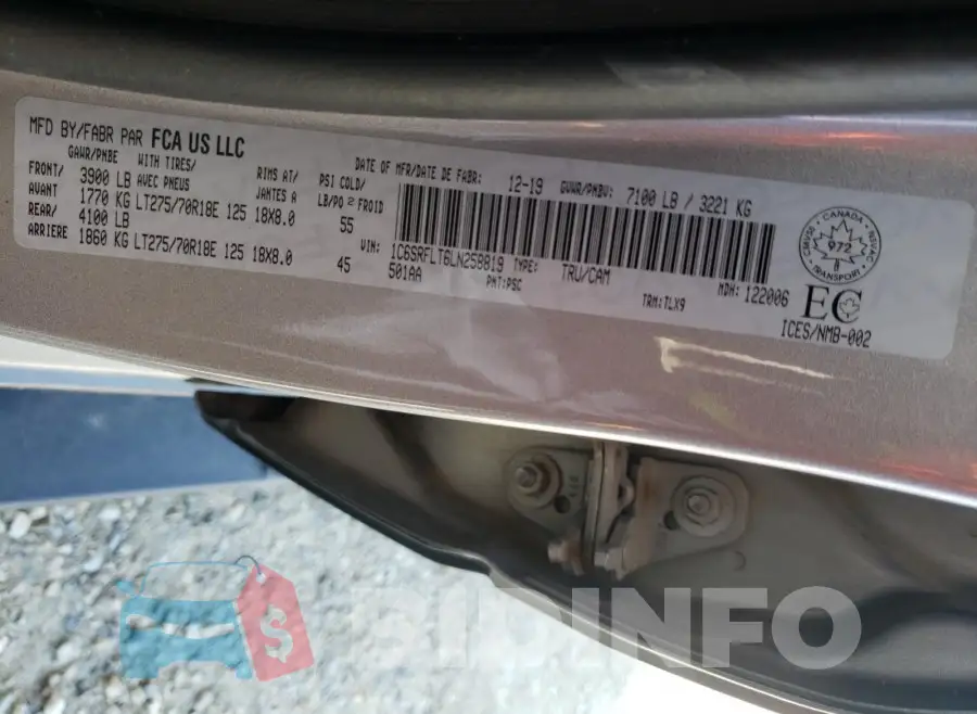 1C6SRFLT6LN258819 Photo# 10