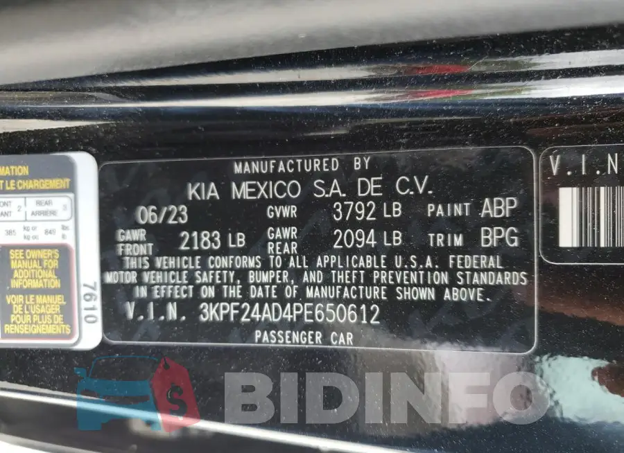 3KPF24AD4PE650612 Photo# 13