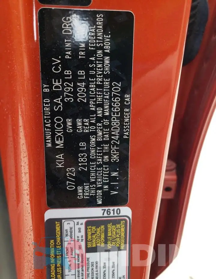 3KPF24AD8PE666702 Photo# 12