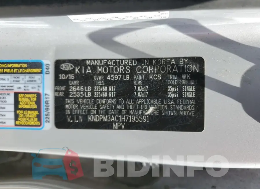 KNDPM3AC1H7195591 Photo# 12