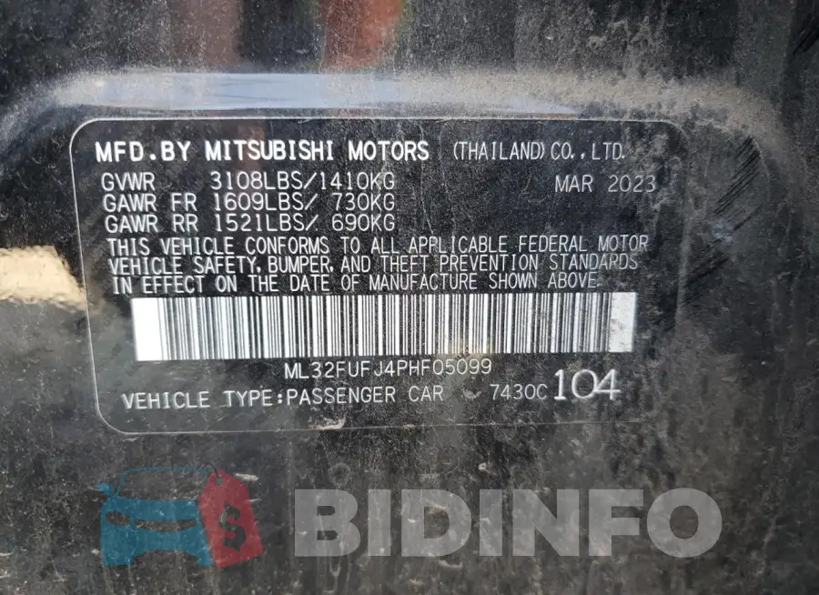 ML32FUFJ4PHF05099 Photo# 12