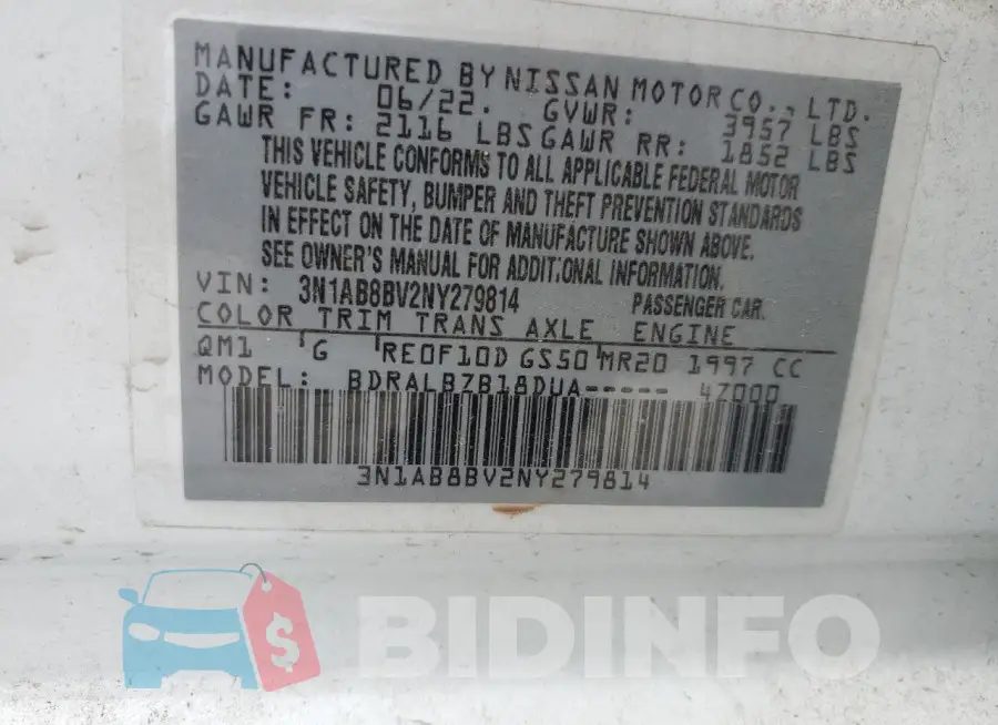 3N1AB8BV2NY279814 Photo# 12