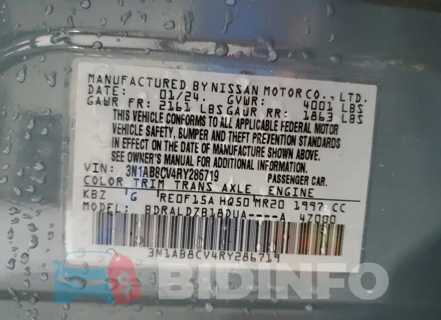 3N1AB8CV4RY286719 Photo# 14