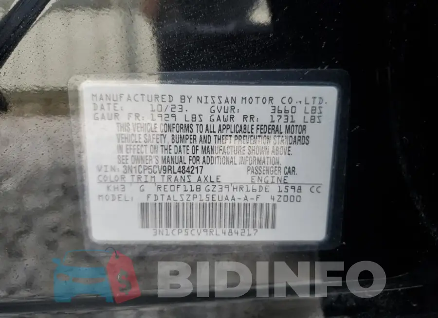 3N1CP5CV9RL484217 Photo# 13
