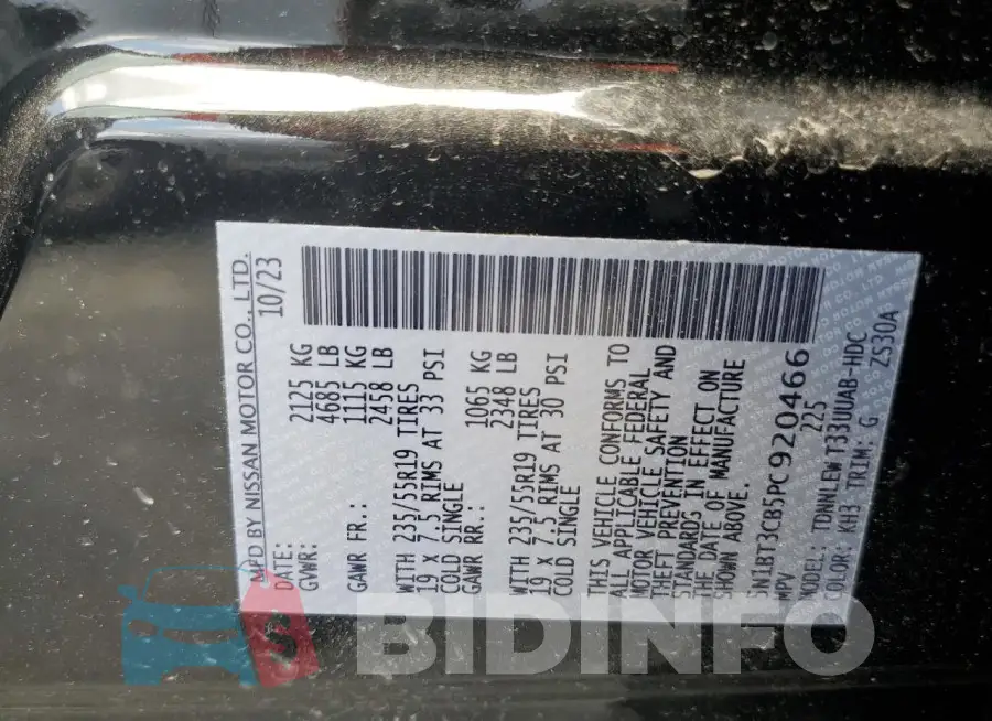 5N1BT3CB5PC920466 Photo# 13