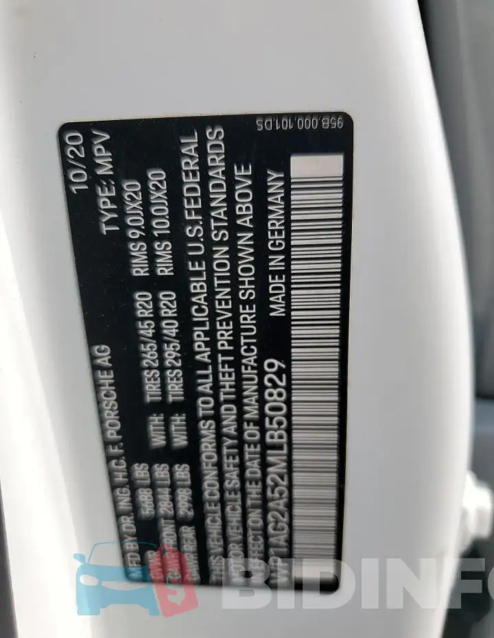 WP1AG2A52MLB50829 Photo# 13