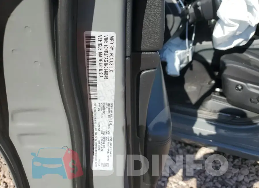 1C4RJFAG1NC148845 Photo# 13