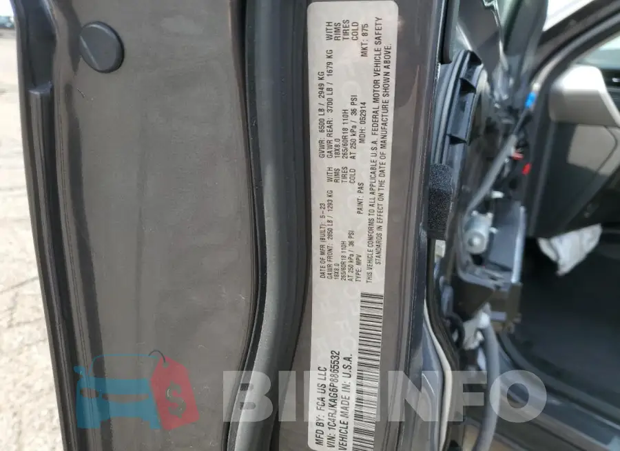 1C4RJKAG6P8865532 Photo# 14