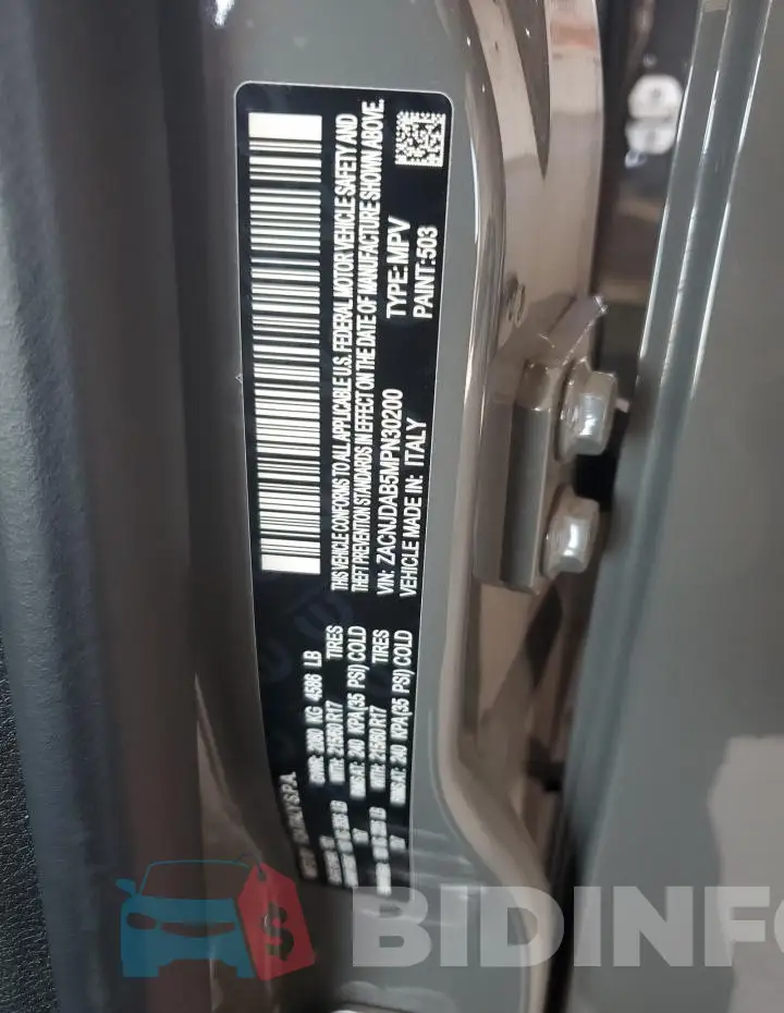 ZACNJDAB5MPN30200 Photo# 13