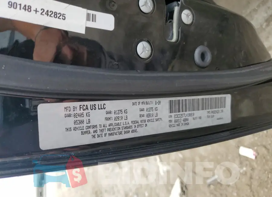 2C3CDZBT7LH180918 Photo# 13