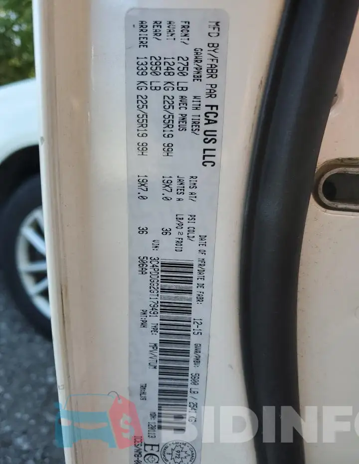 3C4PDDGG2GT179491 Photo# 13