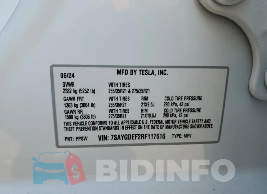 7SAYGDEF2RF117616 Photo# 12