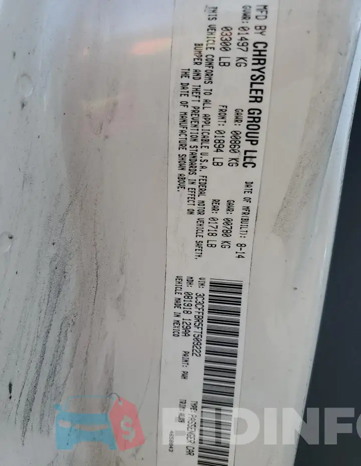 3C3CFFBR5FT509222 Photo# 12