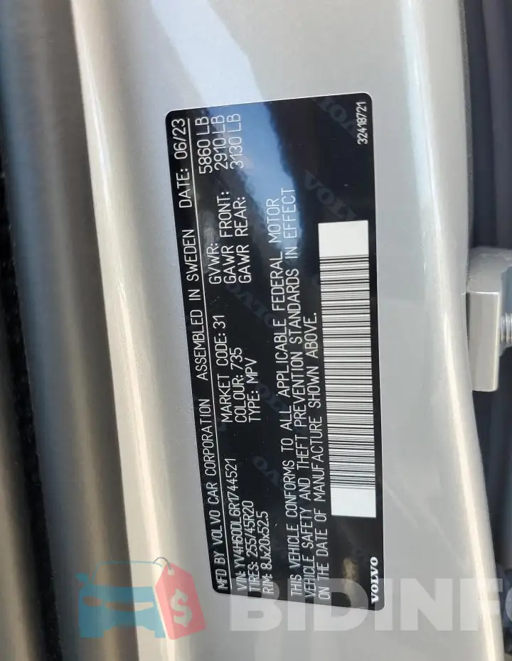 YV4H60DL6R1744521 Photo# 13