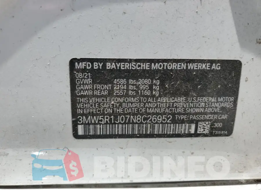 3MW5R1J07N8C26952 Photo# 12