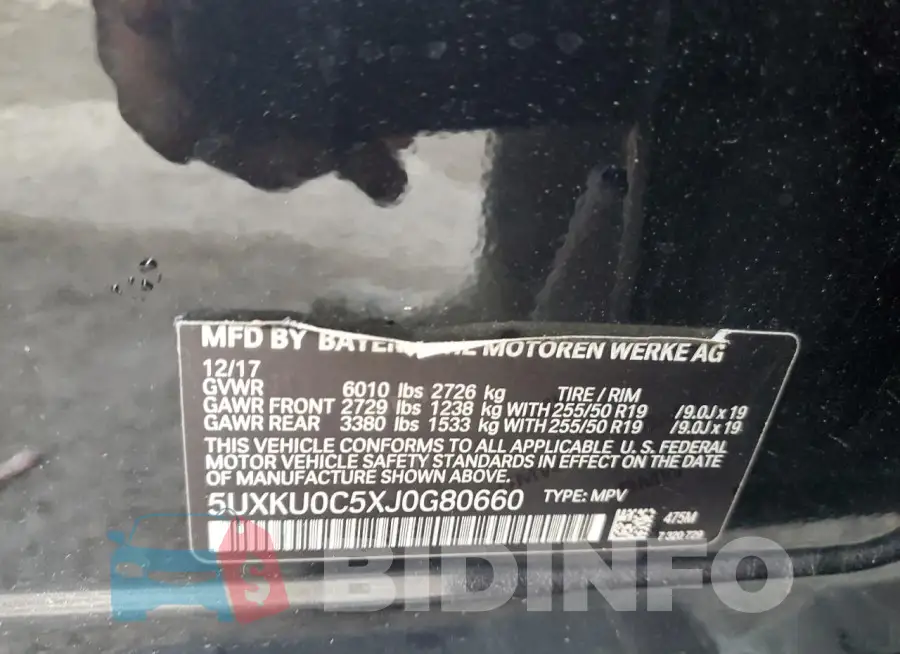5UXKU0C5XJ0G80660 Photo# 14