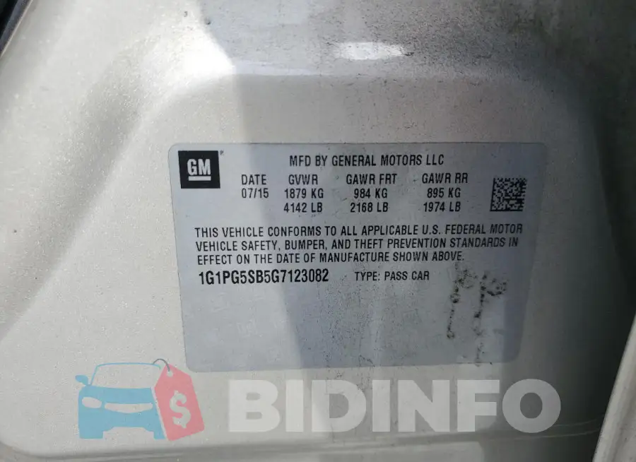 1G1PG5SB5G7123082 Photo# 12