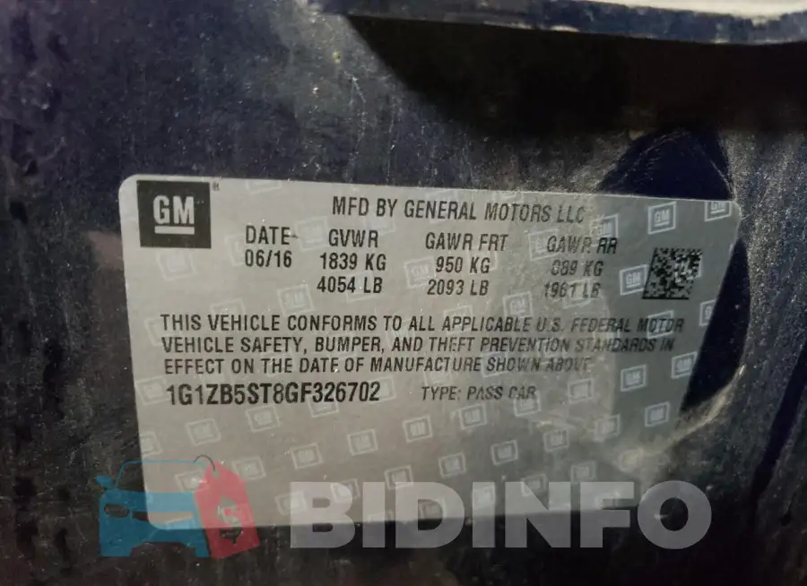 1G1ZB5ST8GF326702 Photo# 12
