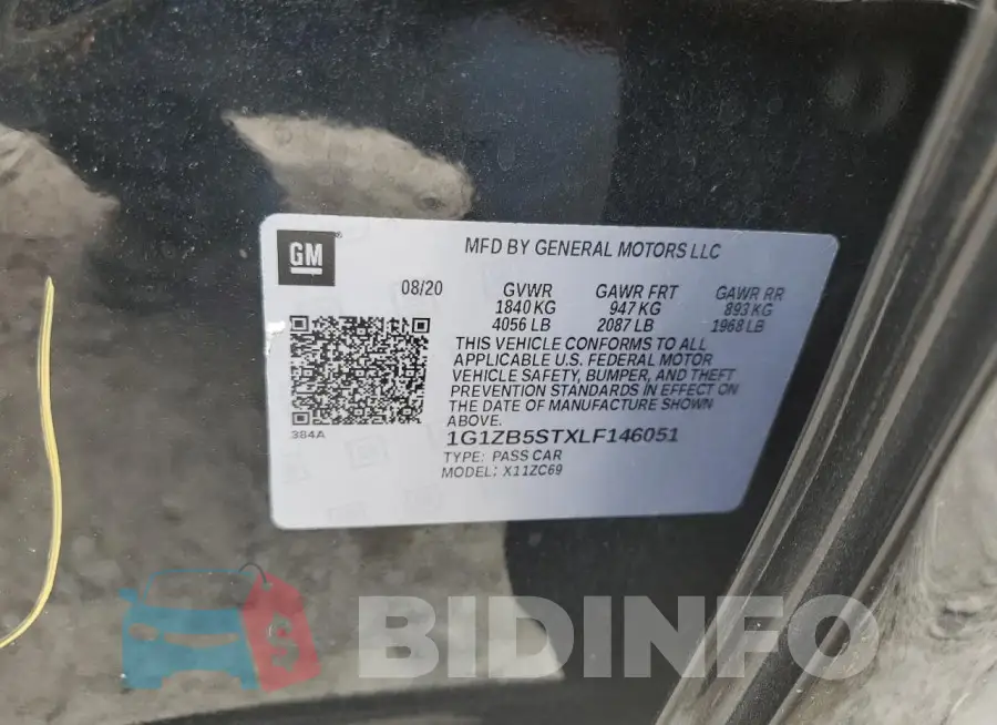 1G1ZB5STXLF146051 Photo# 12