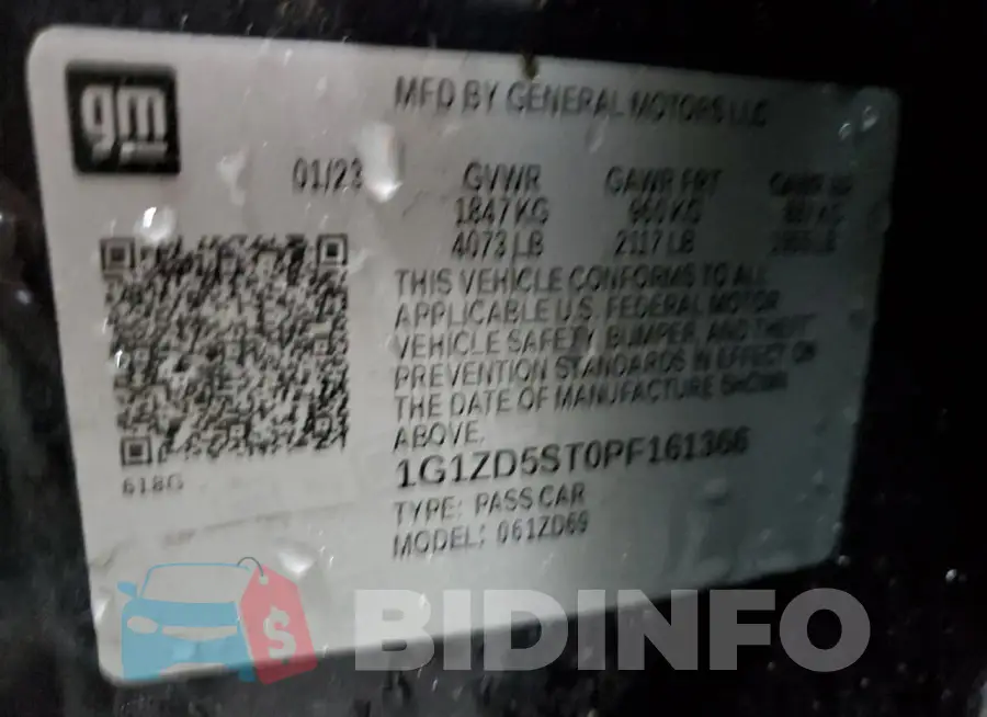 1G1ZD5ST0PF161366 Photo# 13