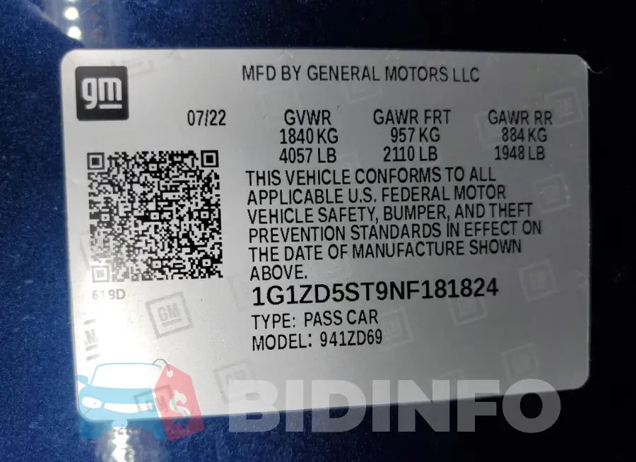 1G1ZD5ST9NF181824 Photo# 12