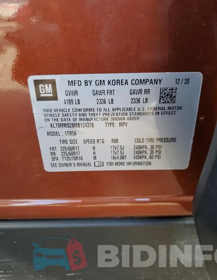 KL79MMS28MB124378 Photo# 13