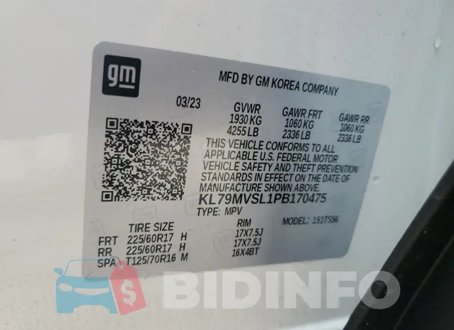 KL79MVSL1PB170475 Photo# 14