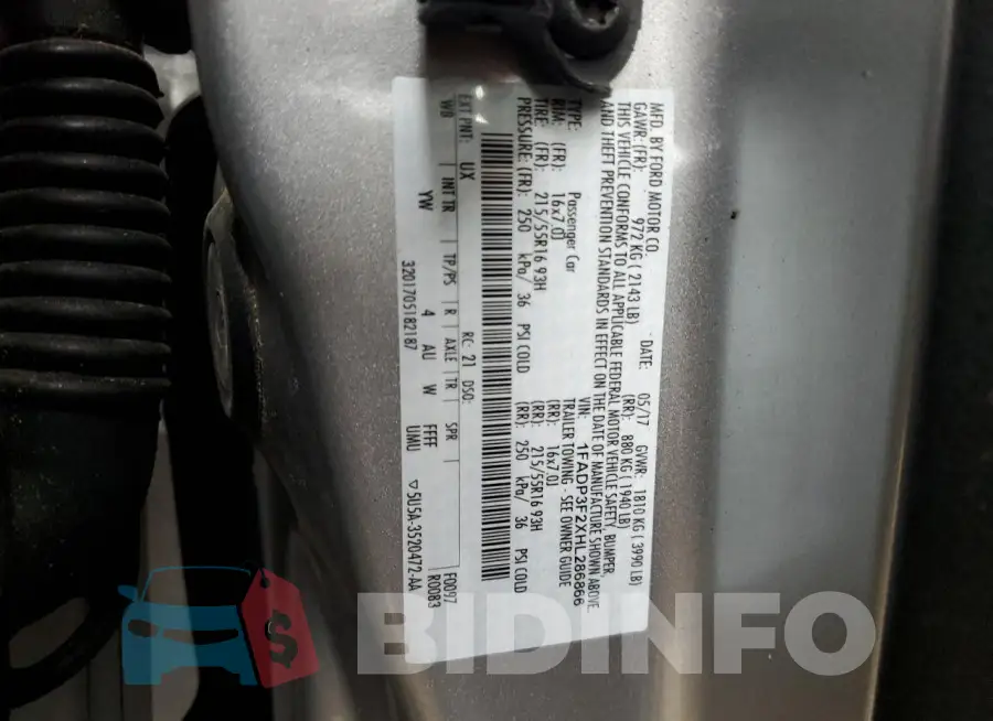 1FADP3F2XHL286866 Photo# 12