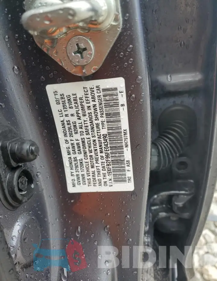 19XFB2F96FE043490 Photo# 12