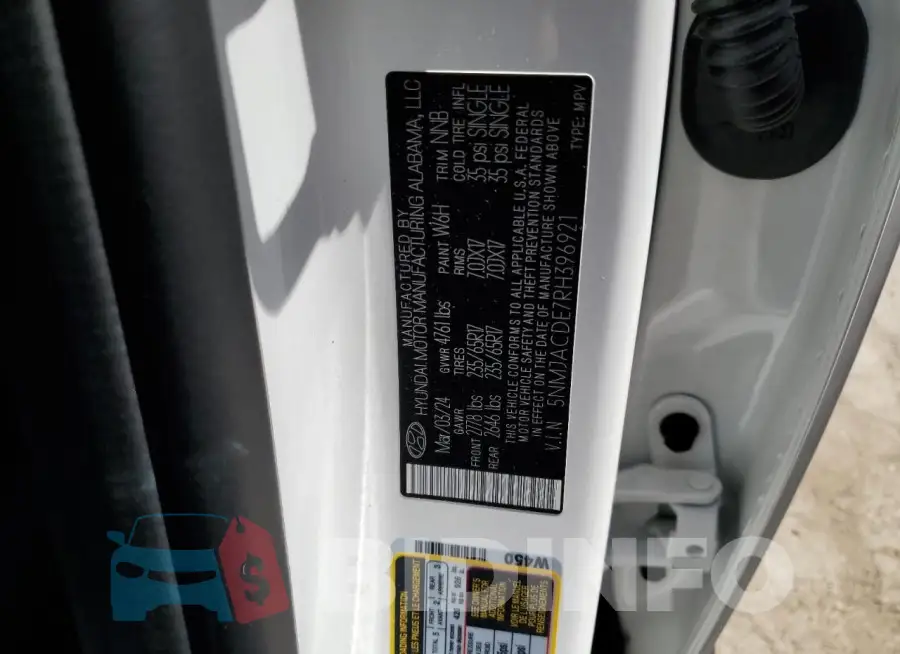 5NMJACDE7RH396921 Photo# 13