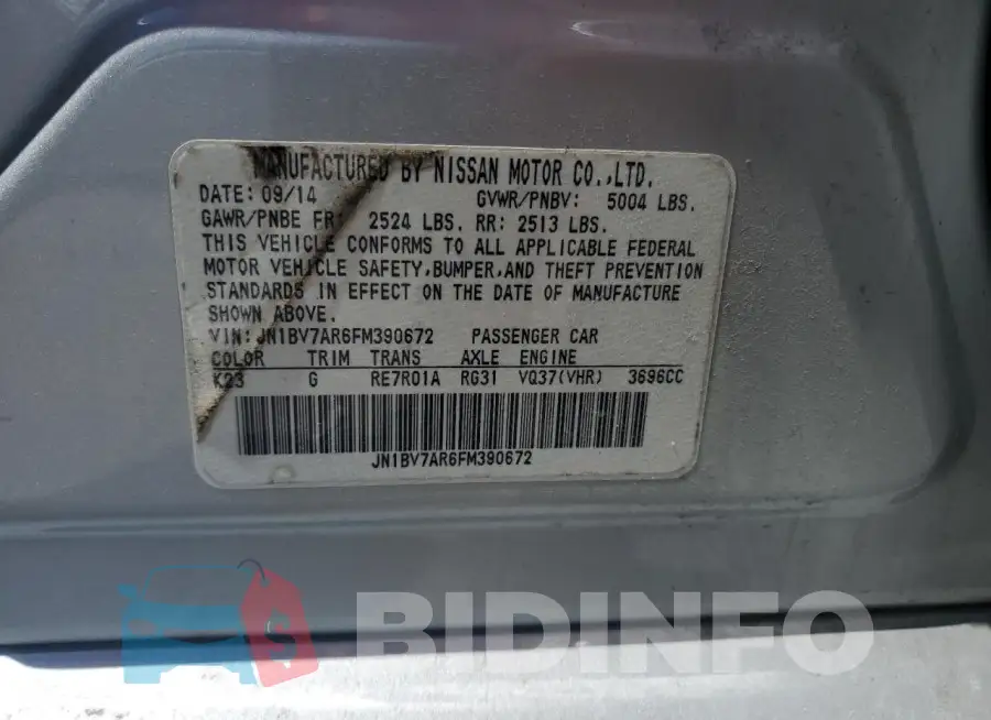 JN1BV7AR6FM390672 Photo# 12