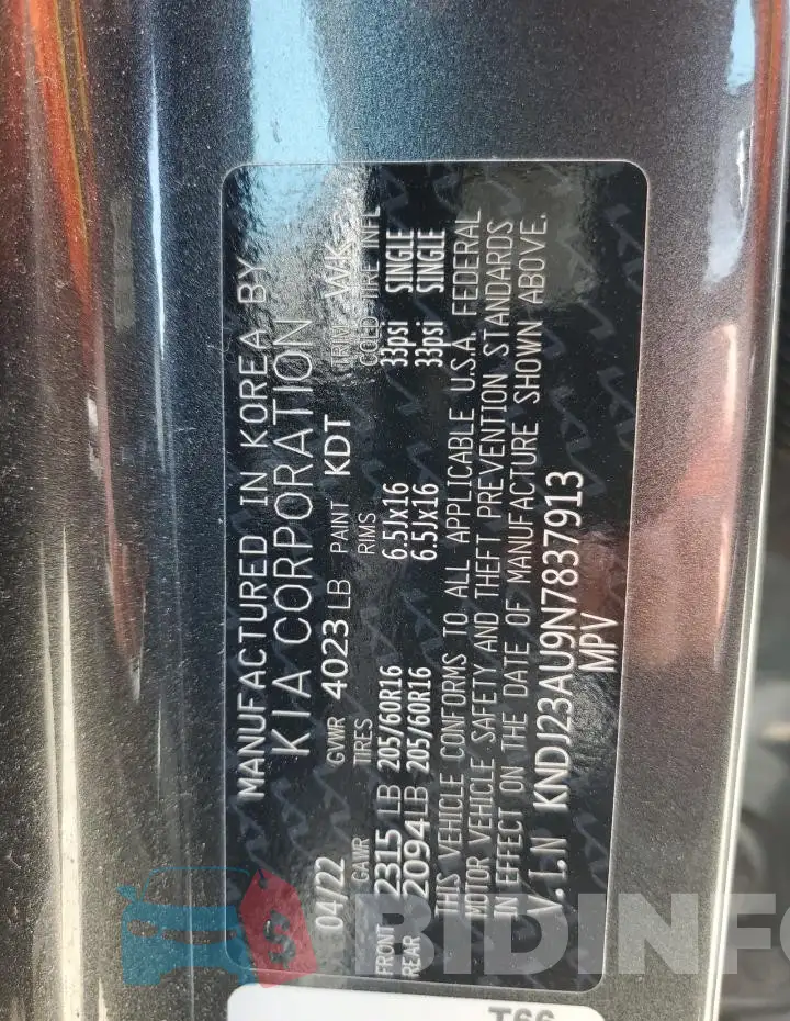 KNDJ23AU9N7837913 Photo# 13