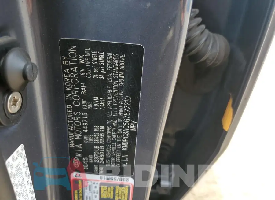 KNDPC3AC5G7872210 Photo# 12
