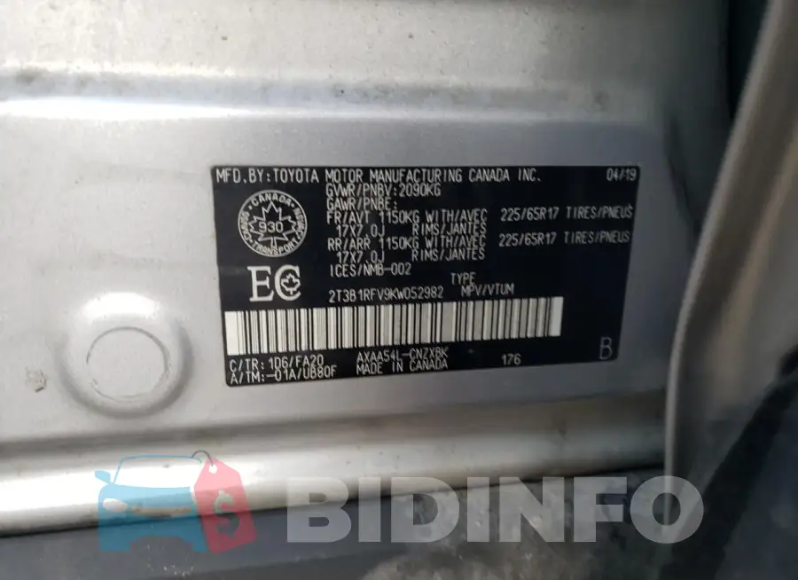 2T3B1RFV9KW052982 Photo# 14