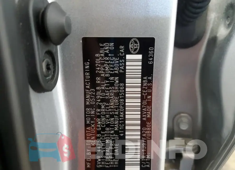 4T1C11AK0PU815068 Photo# 12