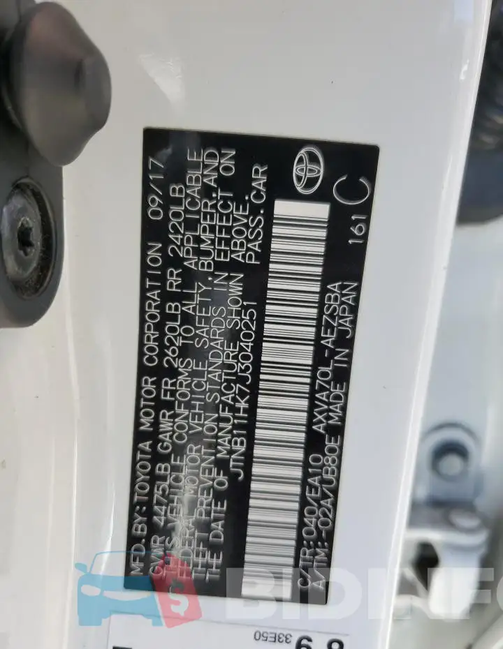 JTNB11HK7J3040251 Photo# 12