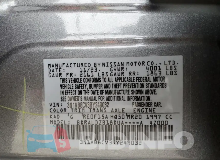 3N1AB8CV3RY249032 Photo# 12