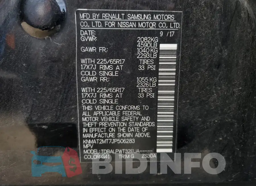 KNMAT2MT7JP506283 Photo# 13