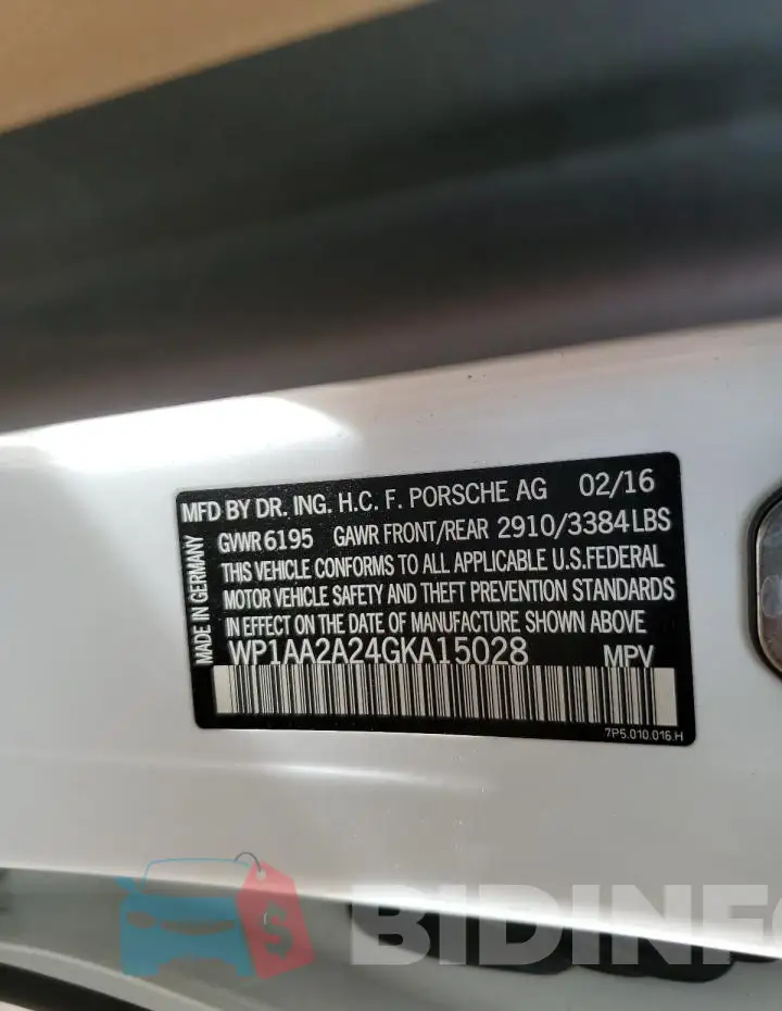 WP1AA2A24GKA15028 Photo# 13