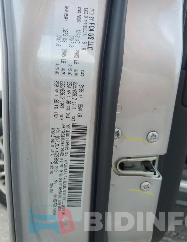 1C4PJMLX1KD223896 Photo# 13