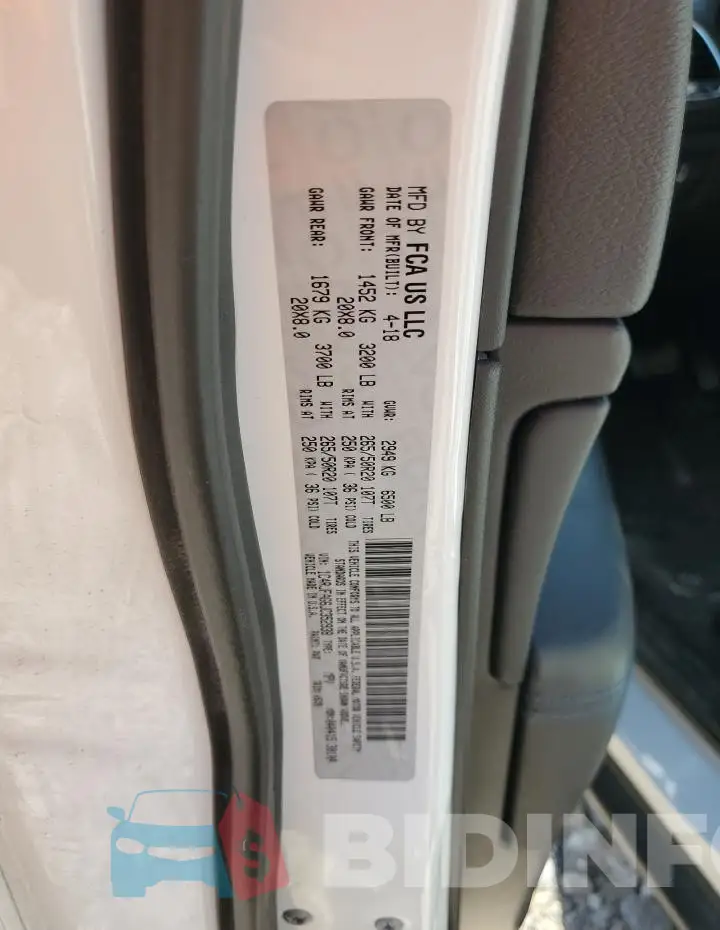 1C4RJFAG6JC352938 Photo# 12