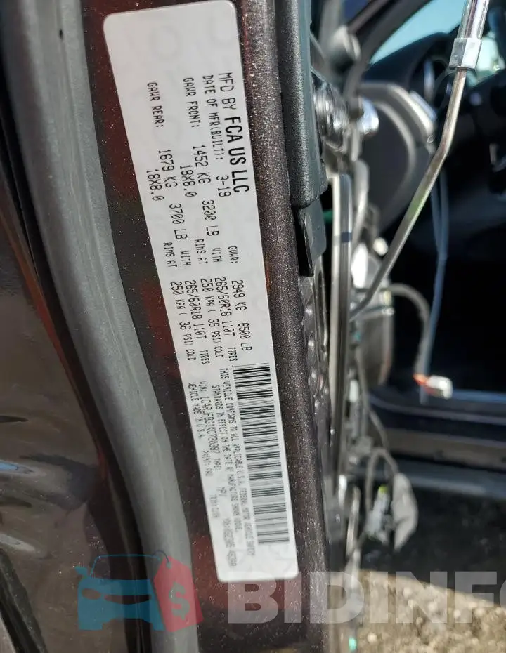 1C4RJFBG1KC730387 Photo# 13