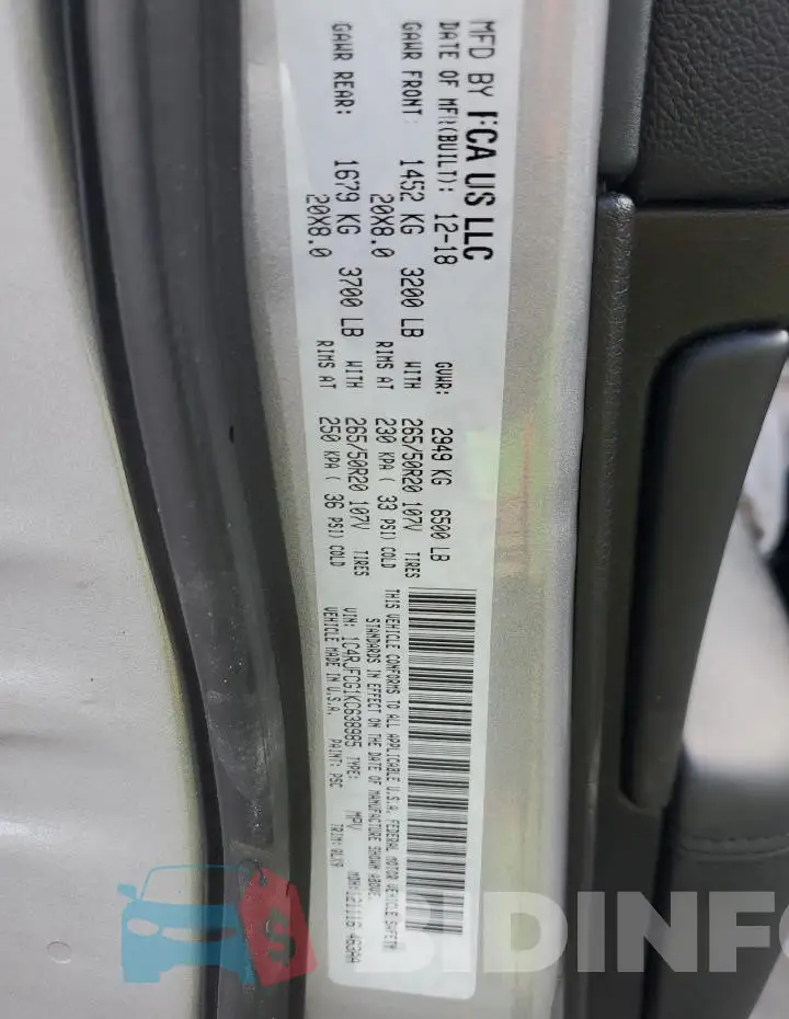 1C4RJFCG1KC638985 Photo# 13