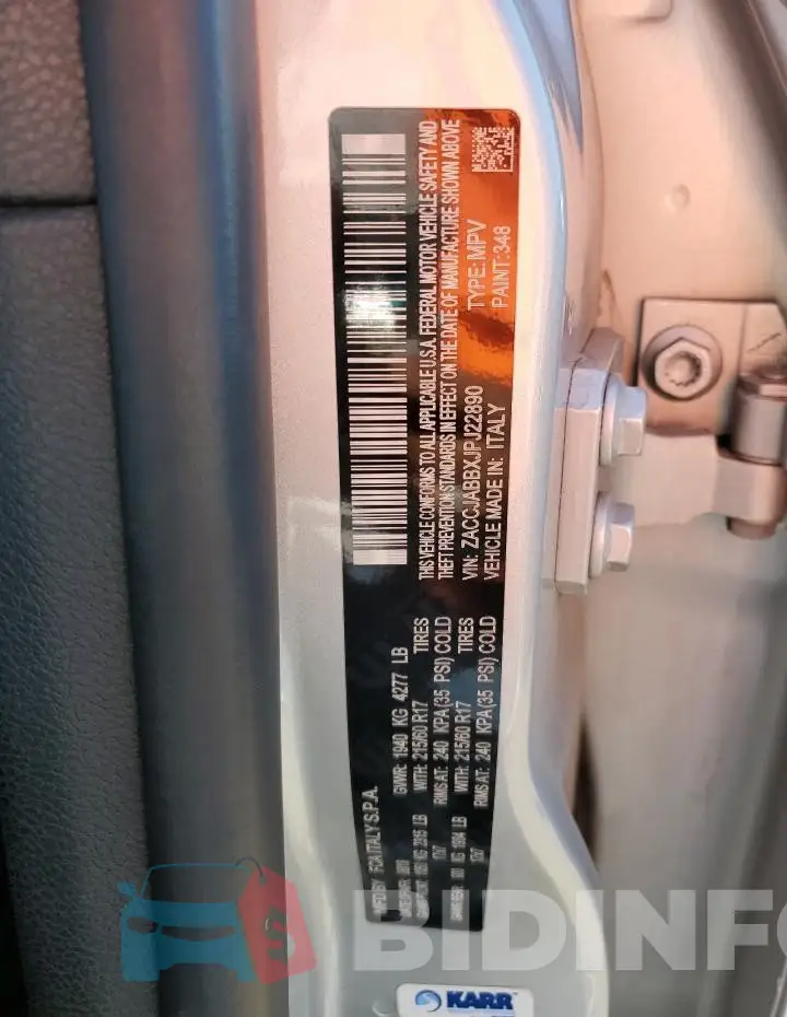 ZACCJABBXJPJ22890 Photo# 13
