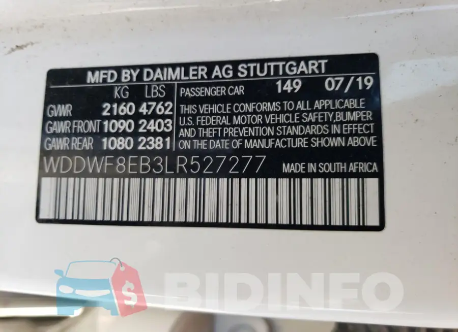 WDDWF8EB3LR527277 Photo# 13